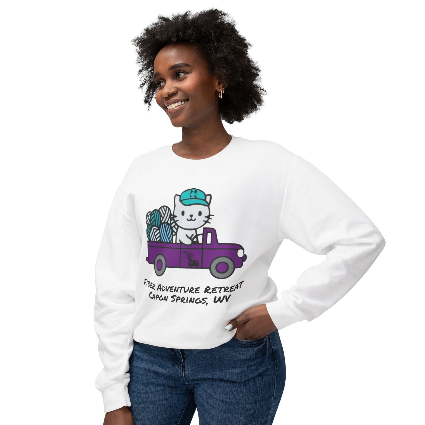 Fiber Adventure Retreat Crewneck Sweatshirt — Capon Springs 2026