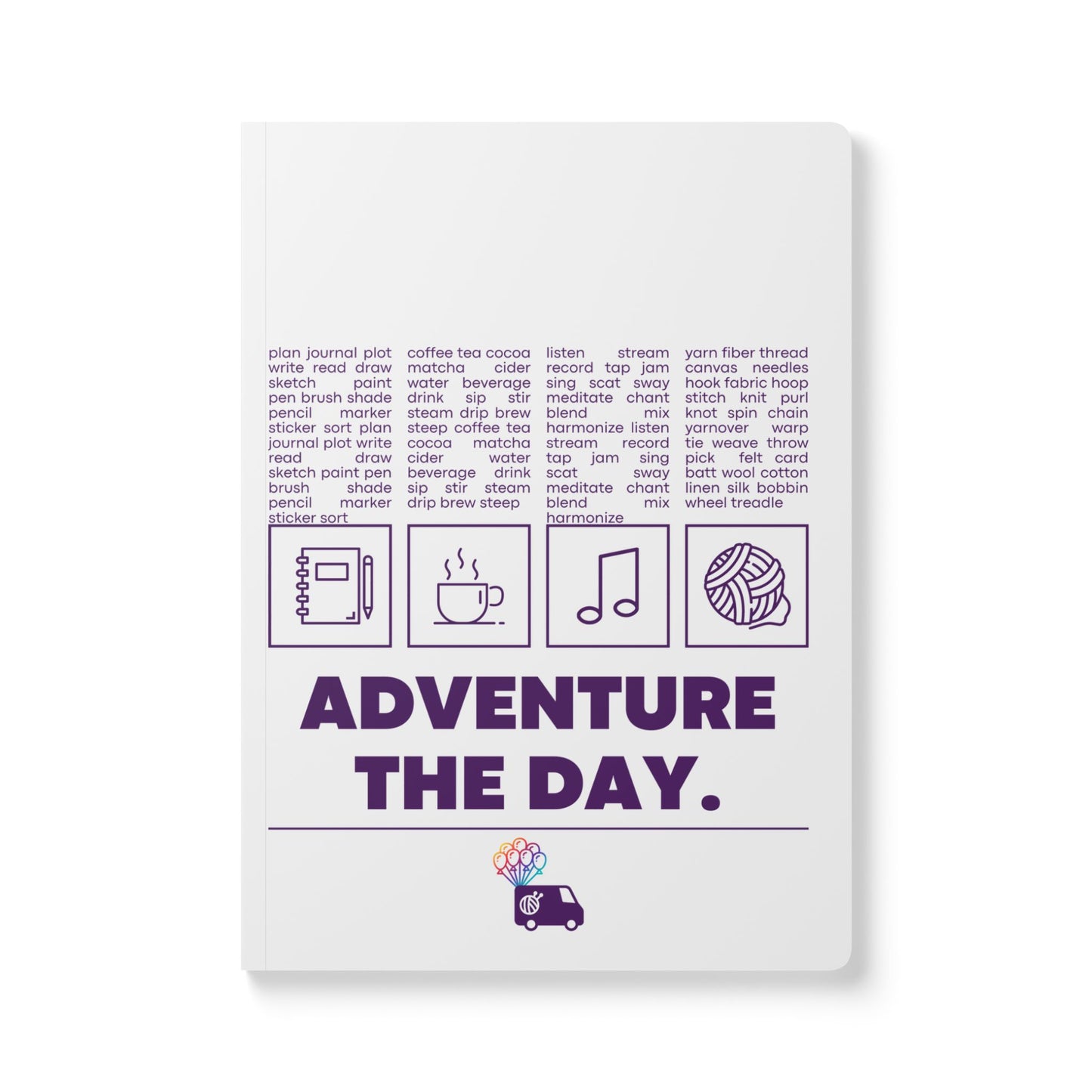 Adventure Softcover Journal with Inside Prints - Perfect for Dreamers and Planners