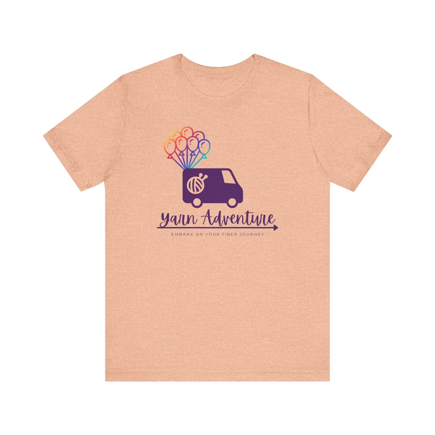 Unisex Tee - Yarn Adventure Logo featuring Evie