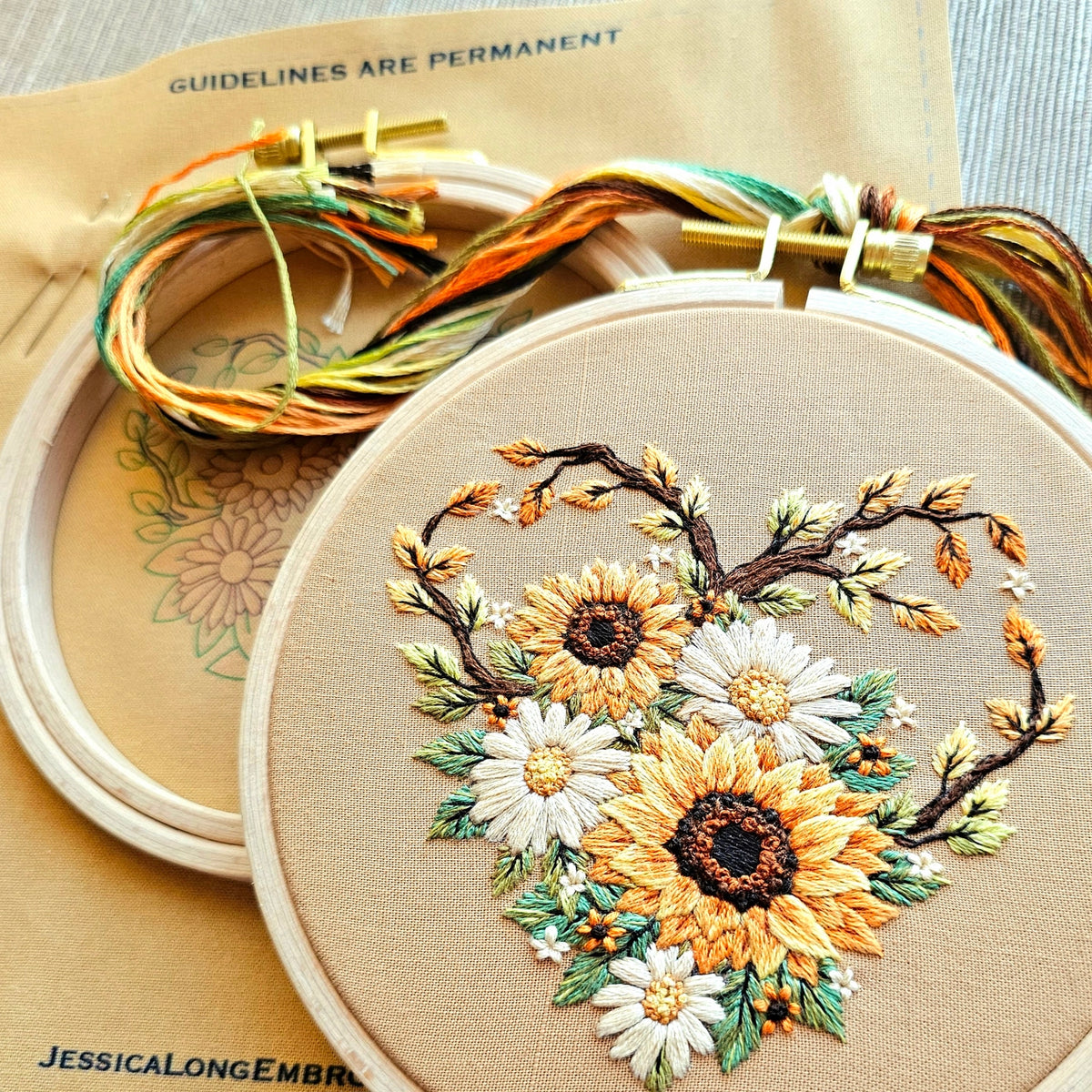 Jessica Long Embroidery Kits and Cards