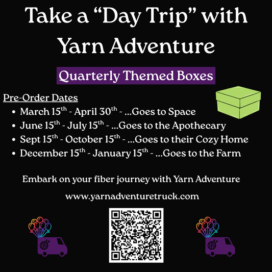 Quarterly Yarn Adventure Goes to...Box (PRE-ORDER)