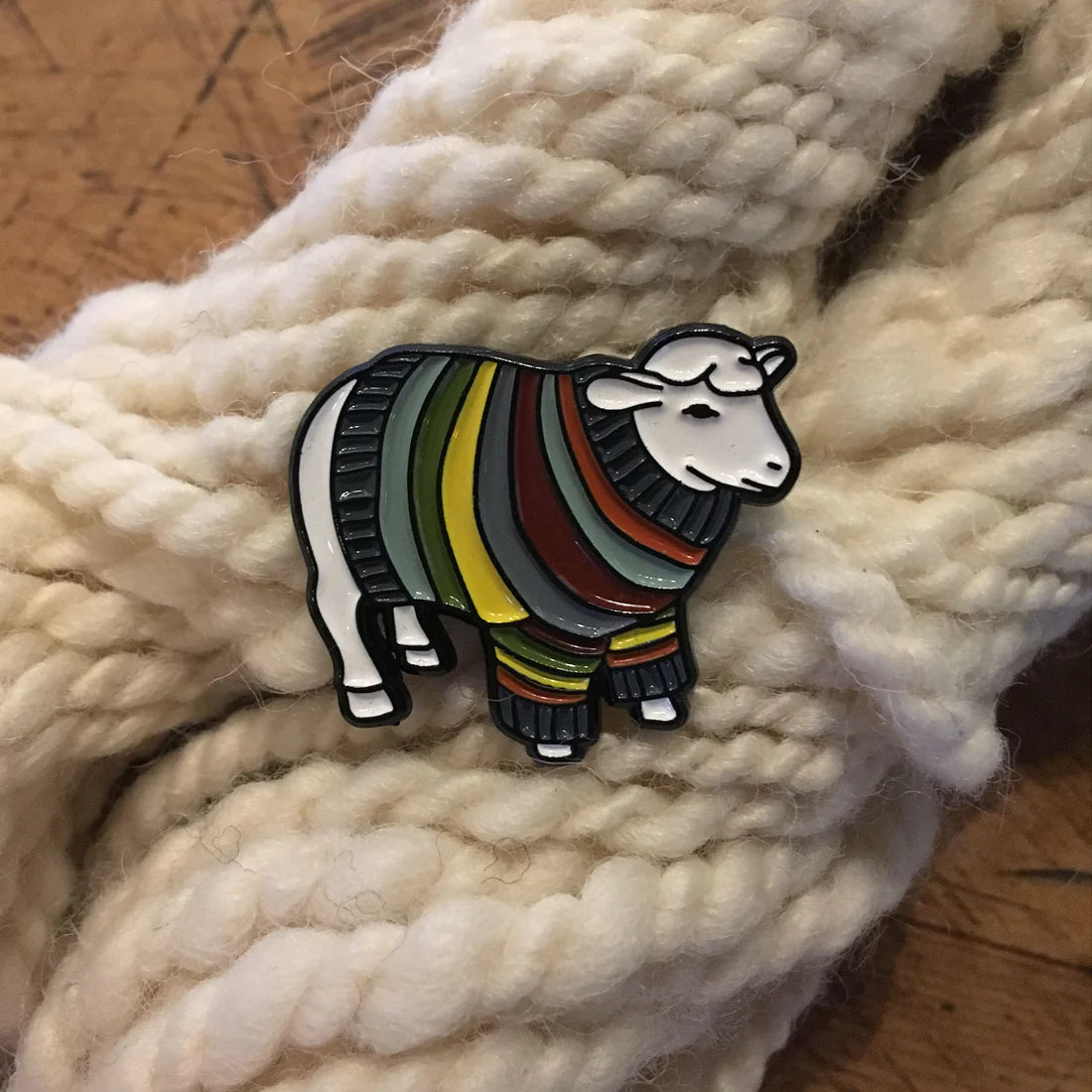 Fiber Animal Pins