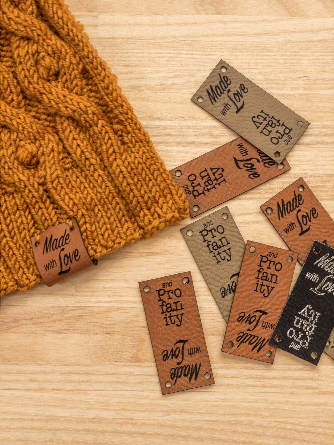 Tangerine Garment Tags